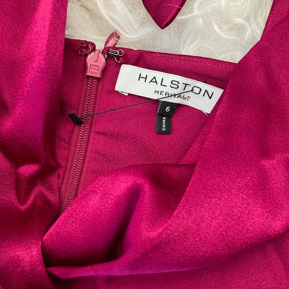 Halston Heritage Evening Gown Purple Dress - Picture 8 of 8